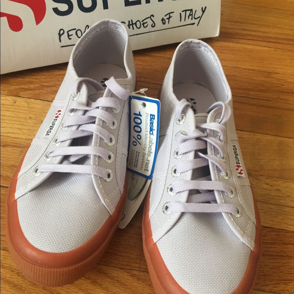 Superga Lavender Cotu Classic Gum Sole Sneakers